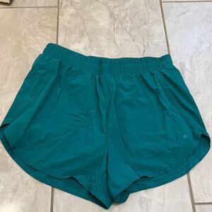 Vitality Teal Athletic Running Shorts